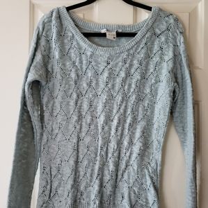 American Rag pullover lace bottom sweater